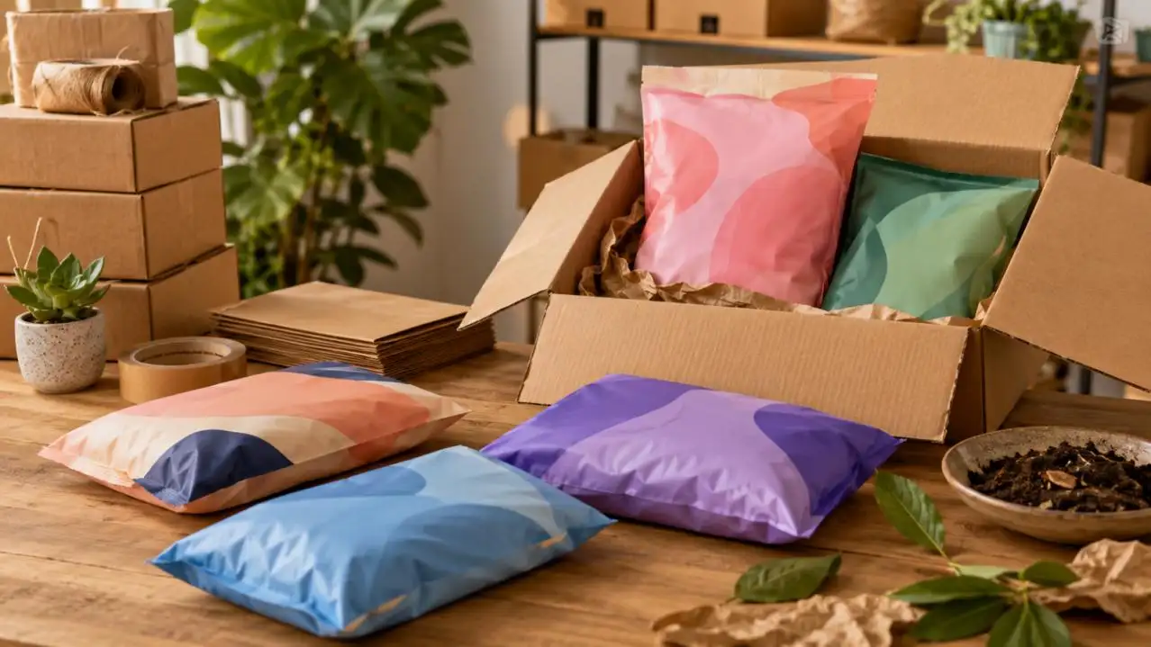 Custom Compostable Poly Mailers Wholesale